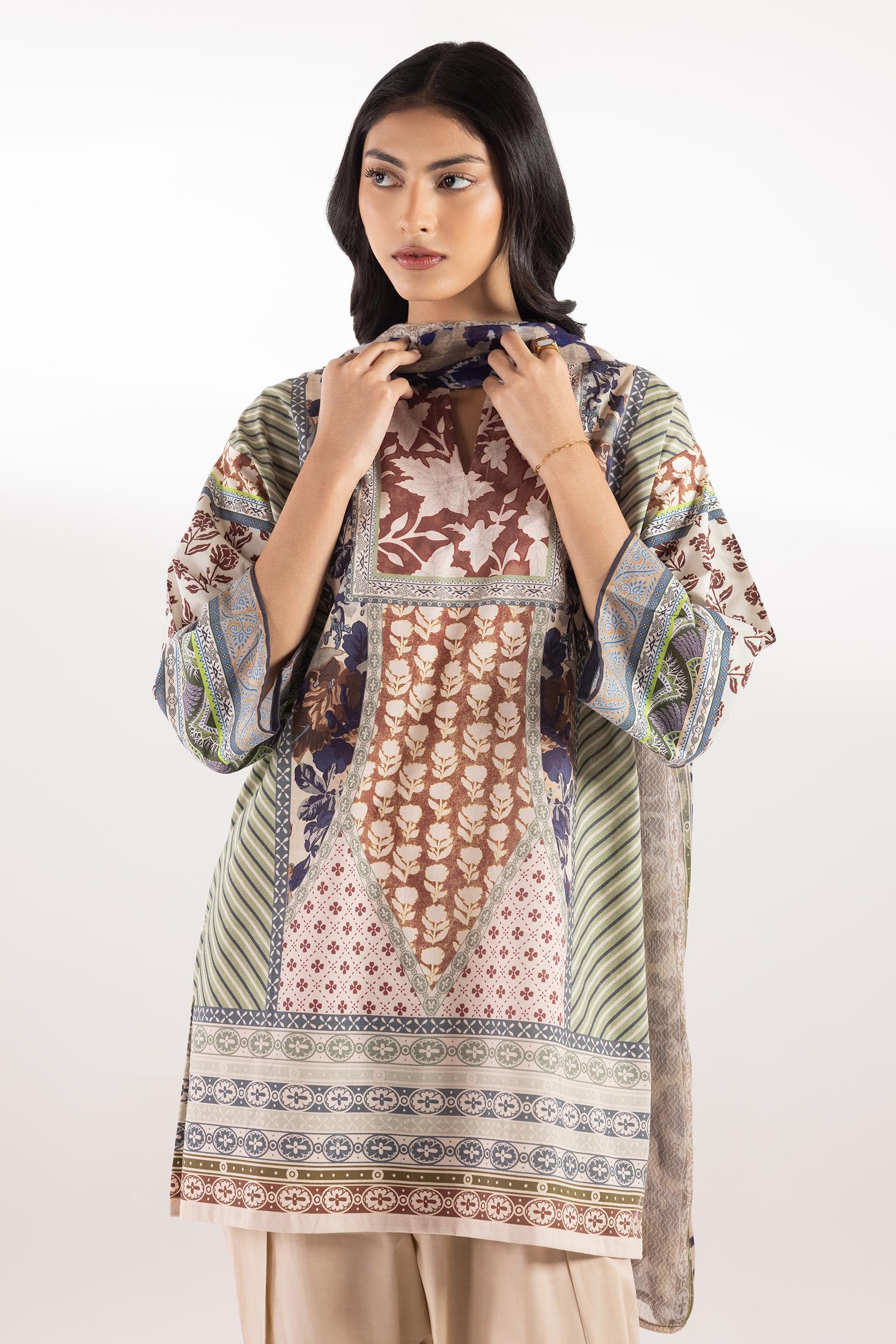 Stitched Mahay Suit Secondary image