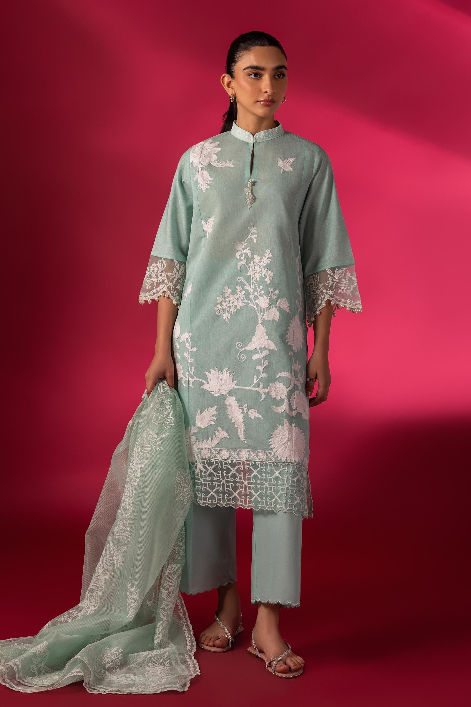 Stitched Lawn Suit