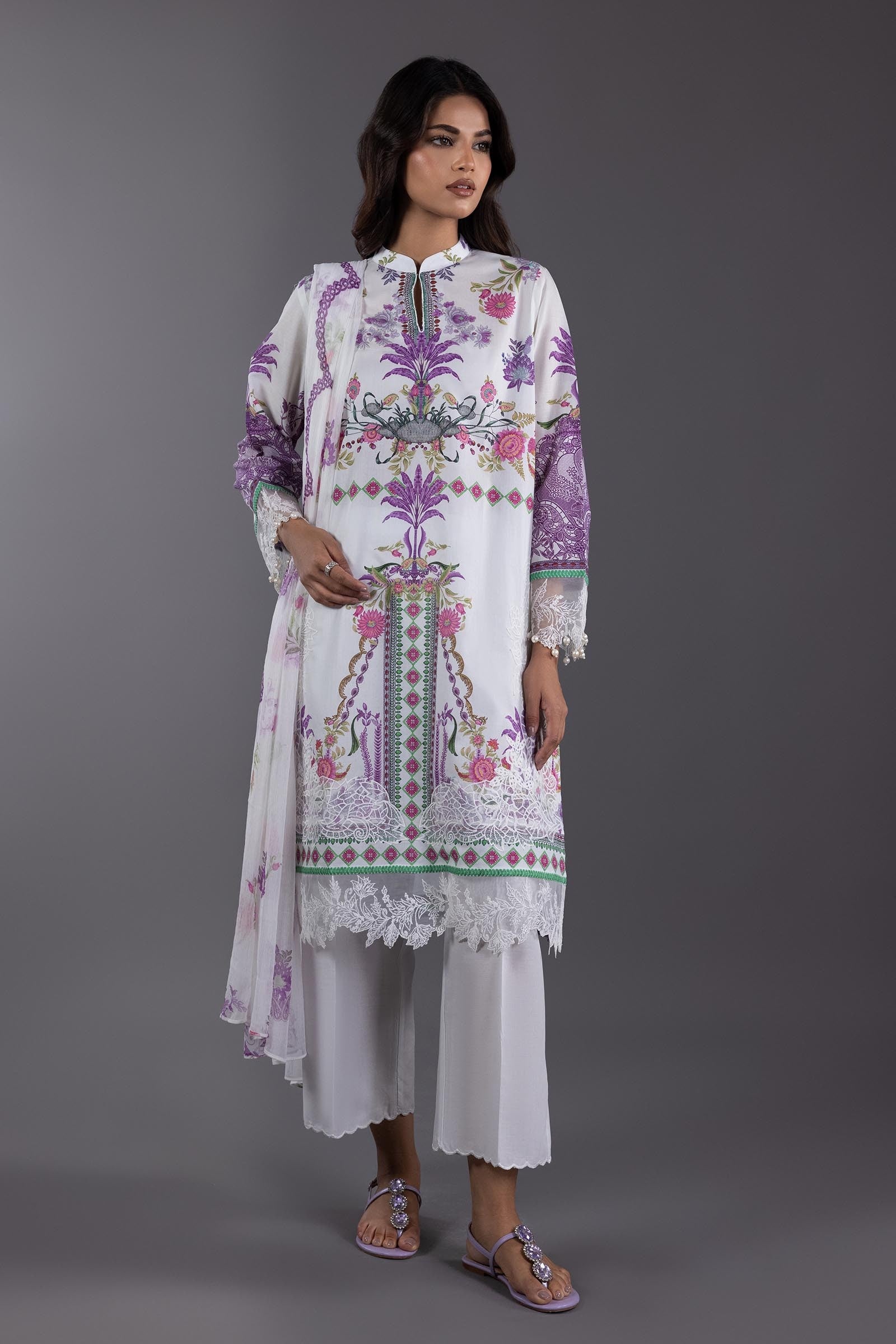 Stitched Lawn Suit Main image