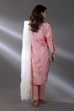 Stitched Lawn Muzlin Suit