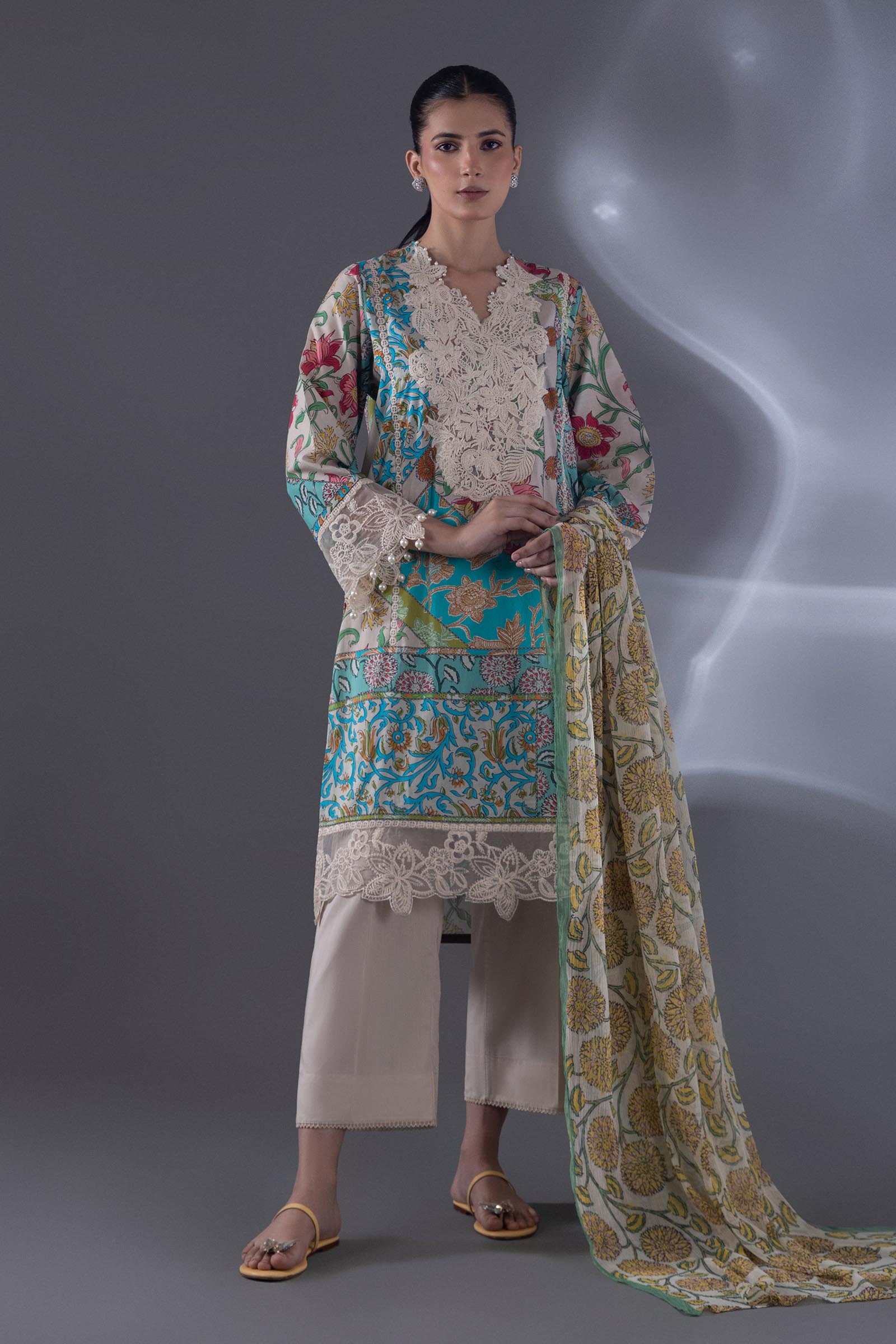 Digital Printed Lawn Shirt Main image