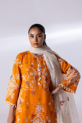 Stitched Lawn Embroidered Suit