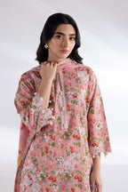 Stitched Muzlin Lawn Suit