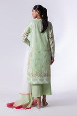 Stitched Lawn Embroidered Suit