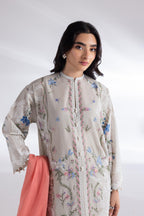 Stitched Muzlin Lawn Suit