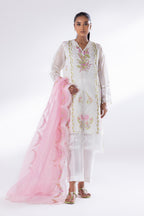 Stitched Muzlin Lawn Suit