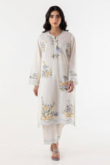 Stitched Lawn Embroidered Shirt