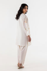 Stitched Lawn Embroidered Boxy Shirt
