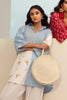 Stitched Lawn Embroidered Boxy Shirt