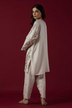 Stitched Viscose Embroidered Shirt + Shalwar