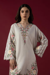 Stitched Viscose Embroidered Shirt + Shalwar