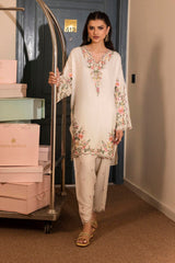Stitched Viscose Embroidered Shirt + Shalwar