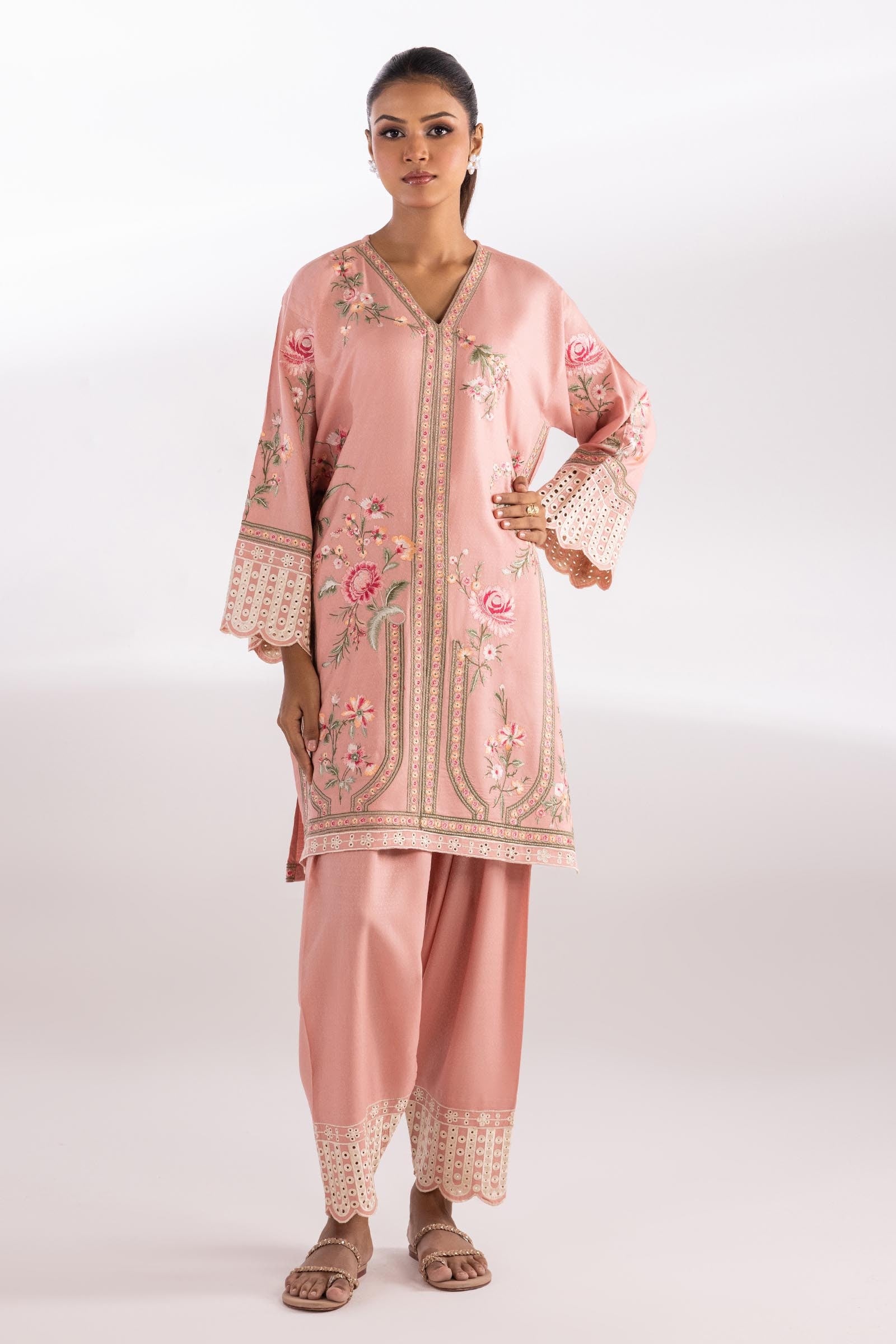 Stitched Signature Shirt + Shalwar Main image