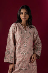 Stitched Embroidered Yarn Shirt + Culotte