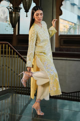 Stitched Embroidered Chambry Shirt + Culotte