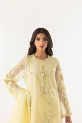 Stitched Embroidered Cotton Shirt + Shalwar + Dupatta