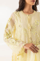 Stitched Embroidered Cotton Shirt + Shalwar + Dupatta