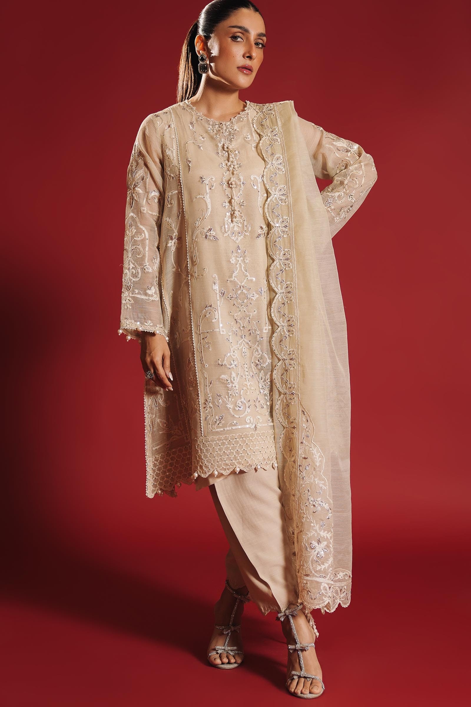 Stitched Cotton Dupatta