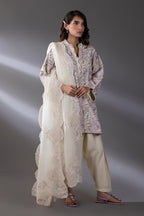 Stitched Lawn Embroidered Shirt