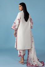 Stitched Lawn Embroidered Shirt