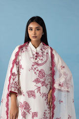 Stitched Lawn Embroidered Shirt