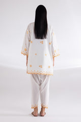 Stitched Lawn Embroidered Shirt + Shalwar