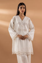 Stitched Lawn Embroidered Shirt