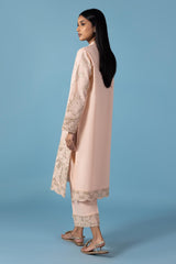 Stitched Lawn Embroidered Shirt + Culotte