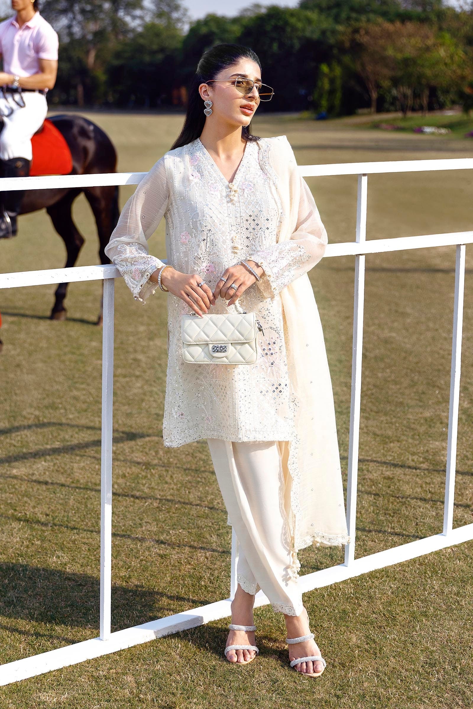 Stitched Embroidered Cotton Shirt Main image