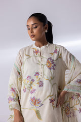 Stitched Cotton Slub Dupatta