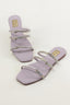 Lilac Embellished Flats