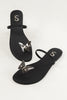 Black Butterfly Toering Flats
