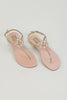 Peach Floral Sandals
