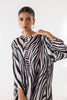 Stitched Poly Satin Shirt + Culotte
