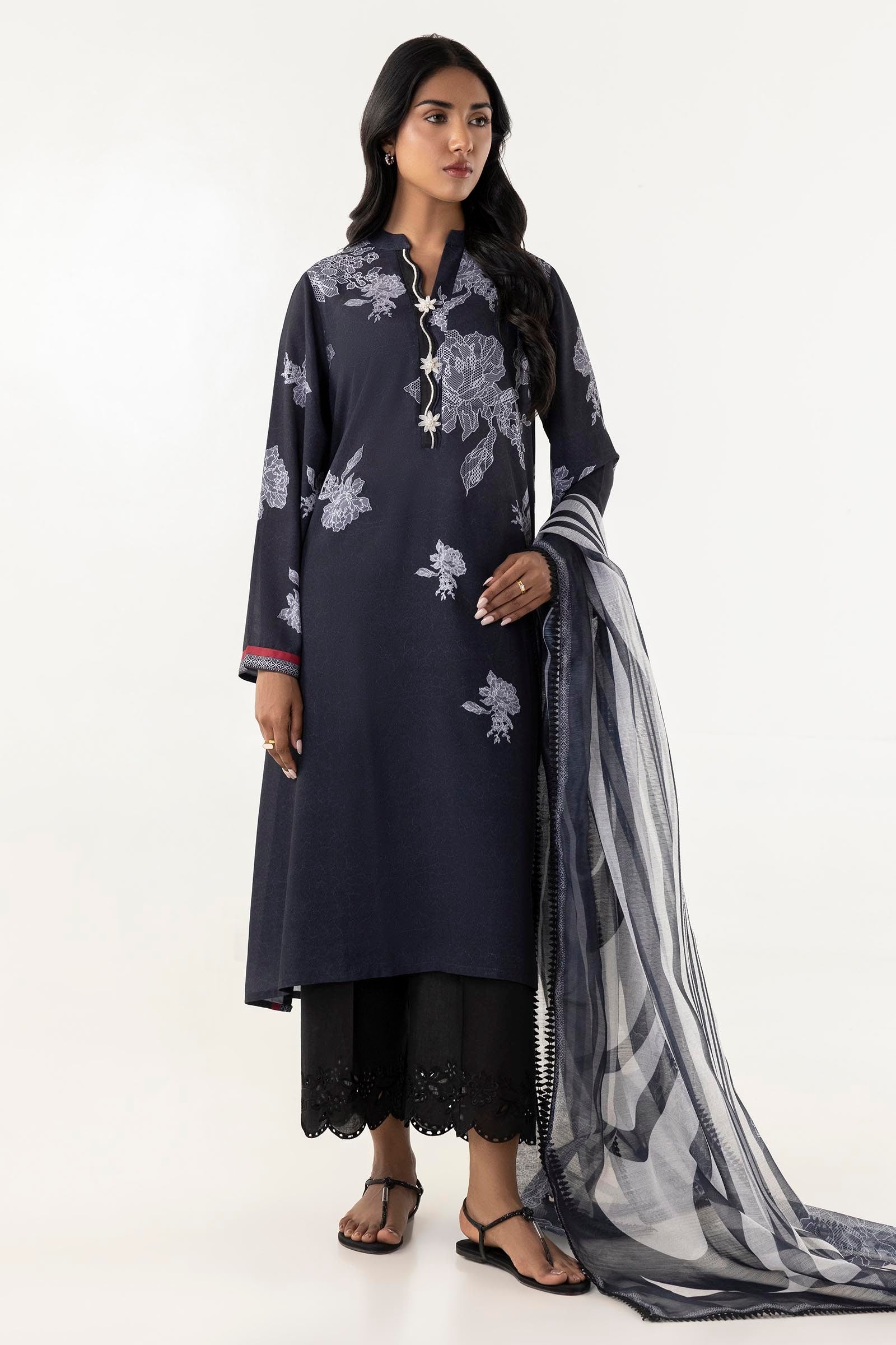 Stitched Crepe Shirt + Dupatta Main image