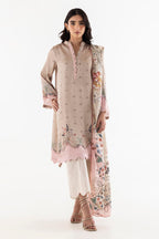 Stitched Satin Shirt + Dupatta