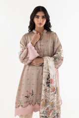 Stitched Satin Shirt + Dupatta