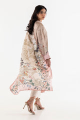 Stitched Satin Shirt + Dupatta