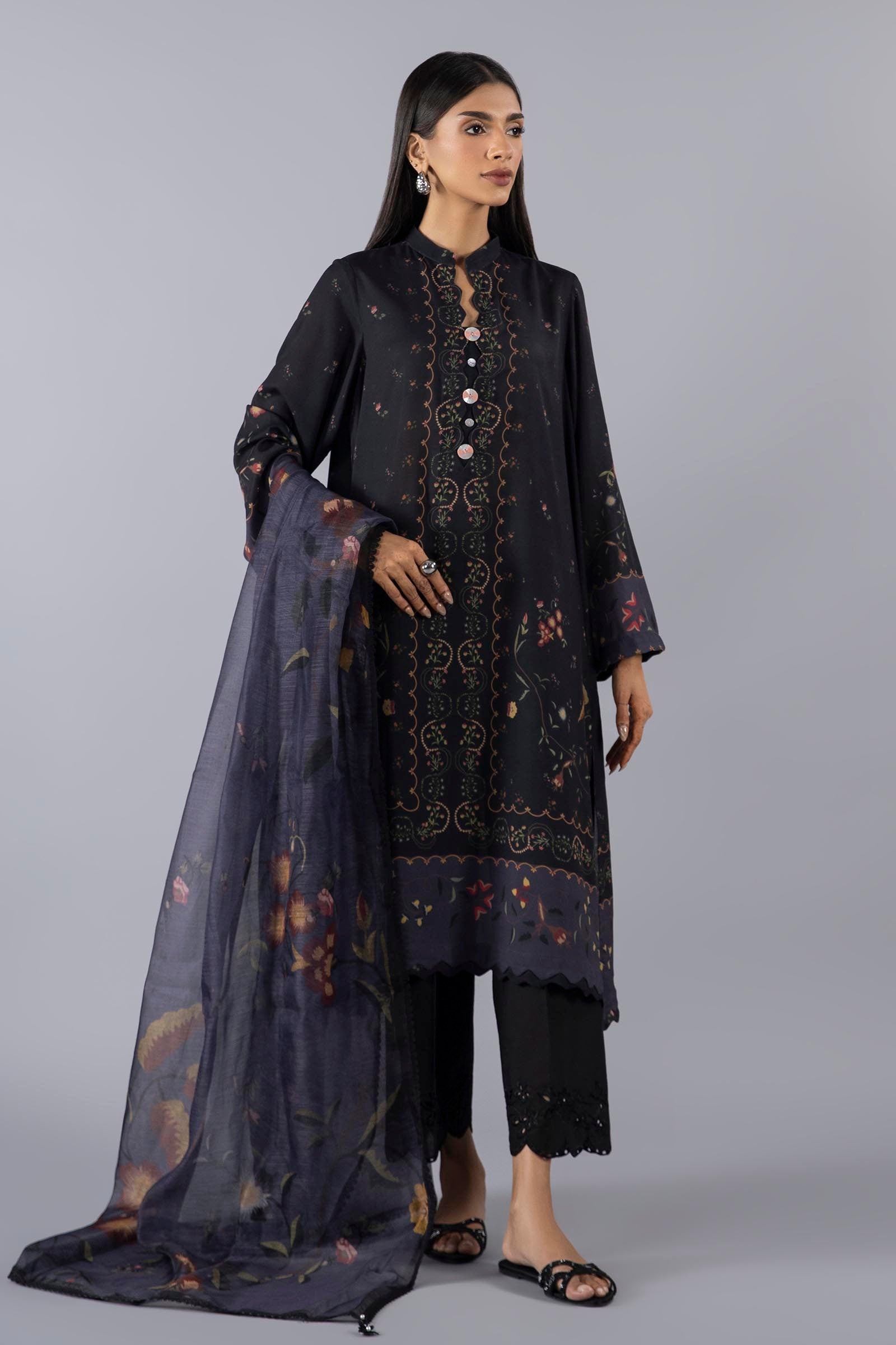 Stitched Crepe Shirt + Dupatta Main image