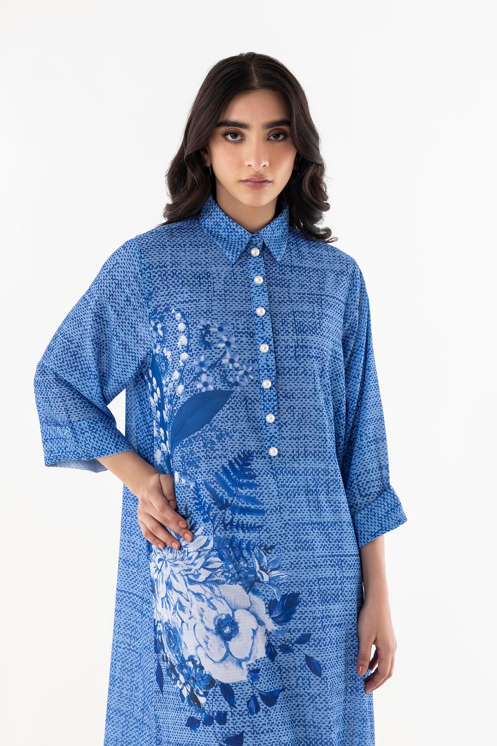 Stitched Multi Printed Shirt Secondary image