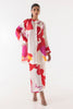 Stitched Satin Printed Shirt + Culotte