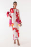 Stitched Satin Printed Shirt + Culotte