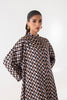 Stitched Black And White Printed Shirt + Culotte