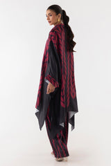 Stitched Leaf Printed Shirt + Culotte
