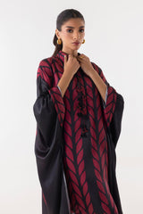 Stitched Leaf Printed Shirt + Culotte