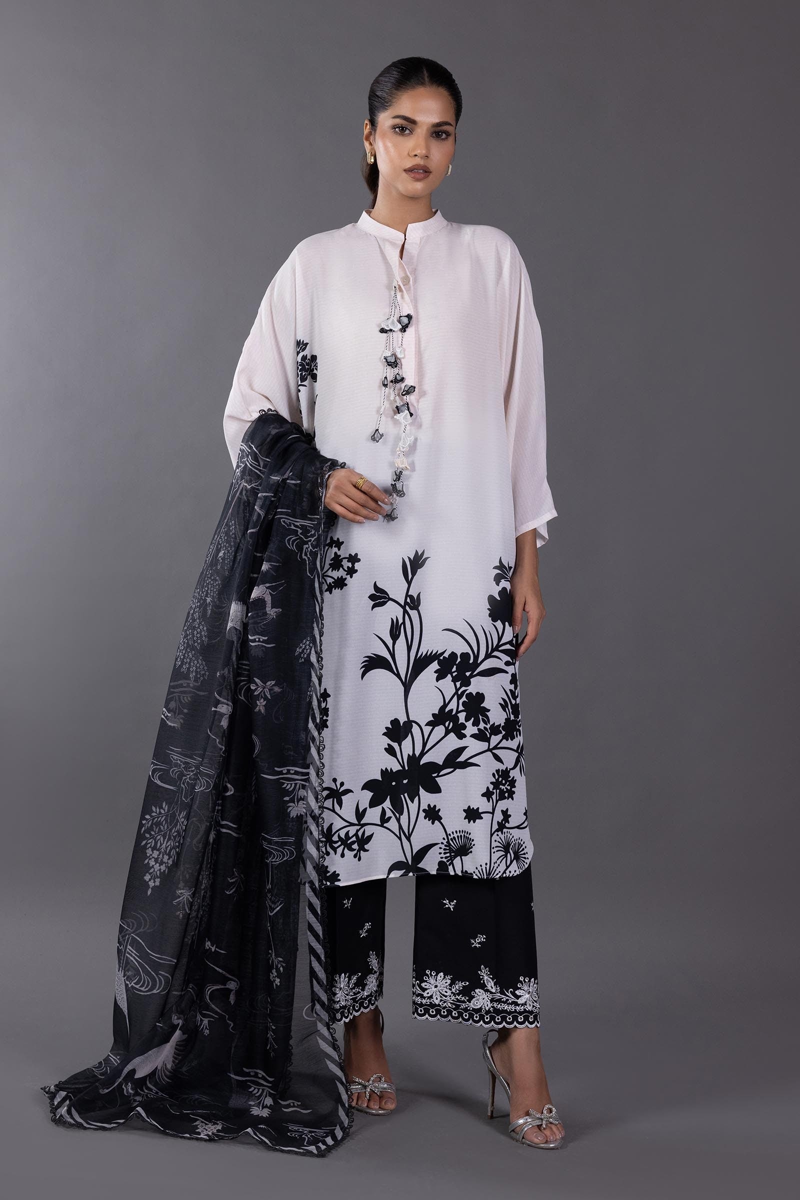Stitched Crepe Shirt + Dupatta Main image