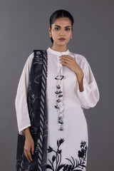 Stitched Crepe Shirt + Dupatta