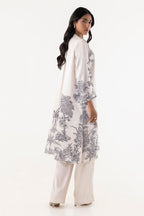 Stitched Satin Shirt + Culotte