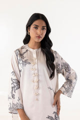Stitched Satin Shirt + Culotte