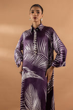 Stitched Satin Shirt + Culotte